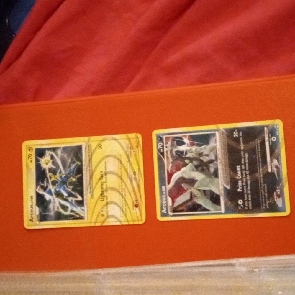 Arceus AR1 & AR6 HP Lot Arceus 2009 Platinum Arceus - LP